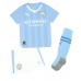 Günstige Manchester City Bernardo Silva #20 Babykleidung Heim Fussballtrikot Kinder 2023-24 Kurzarm (+ kurze hosen)